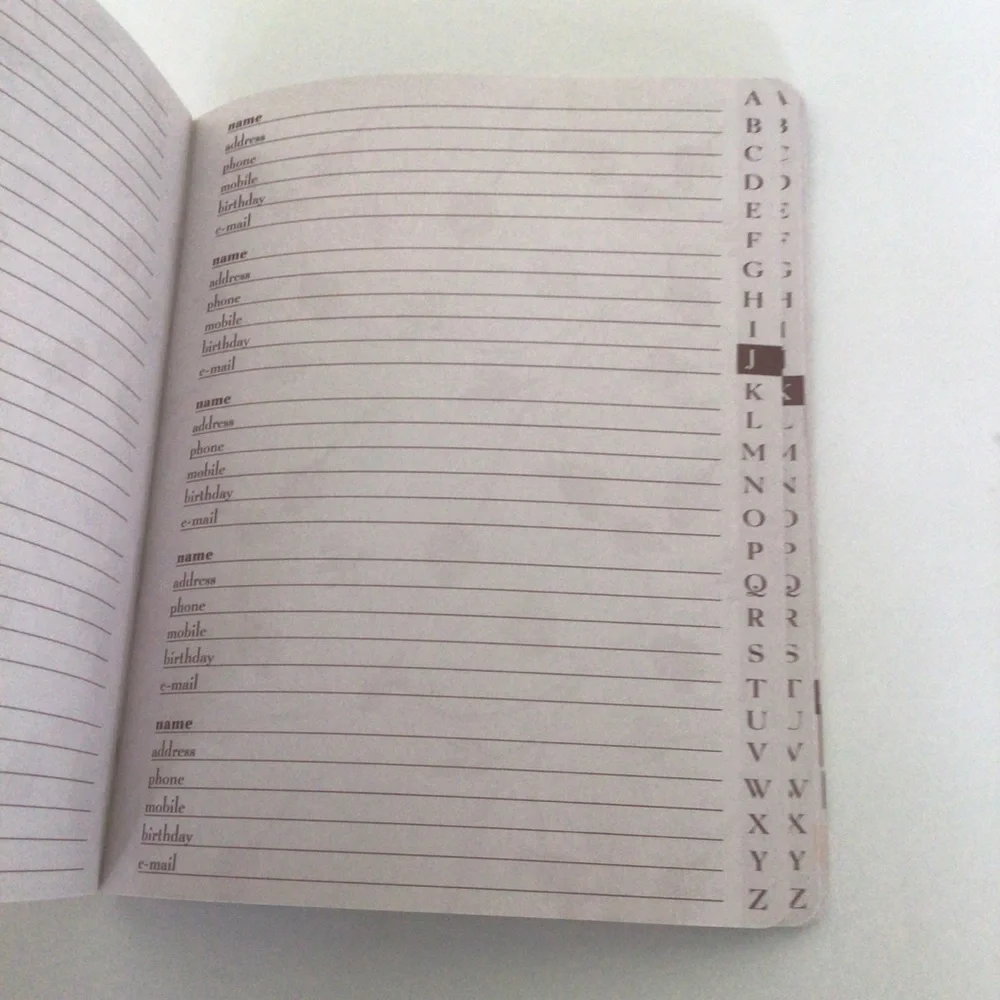 ADDRESS BOOK NWOT